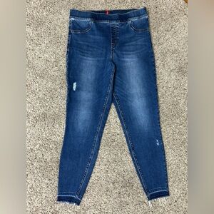 Spanx Womens Size XLarge Distressed Skinny Jeans
